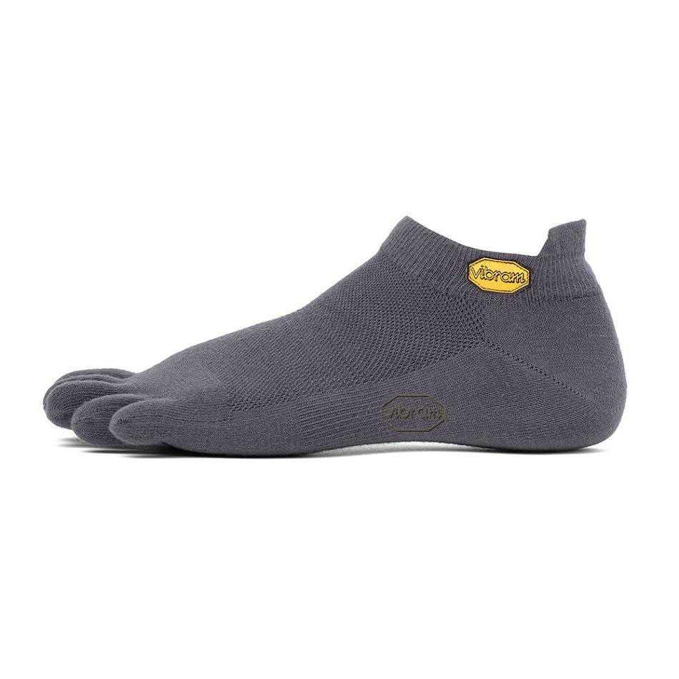 Vibram 5TOE No Show Women\'s Socks Dark Grey | NZ_S58