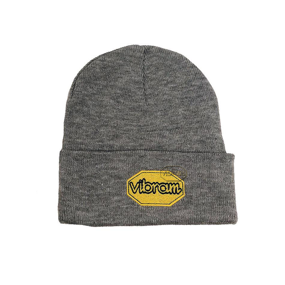 Vibram Beanie Men\'s Hats Grey | NZ_C20