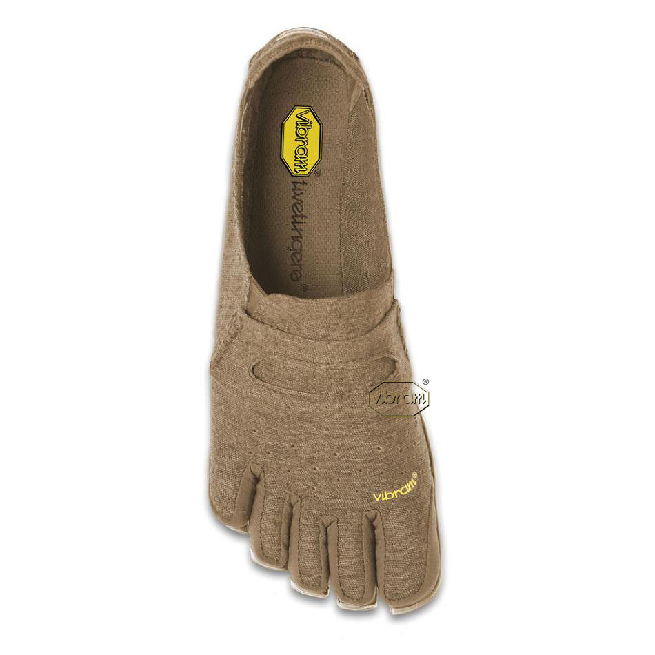 Vibram CVT-Hemp Men's Casual Shoes Khaki | NZ_Q22