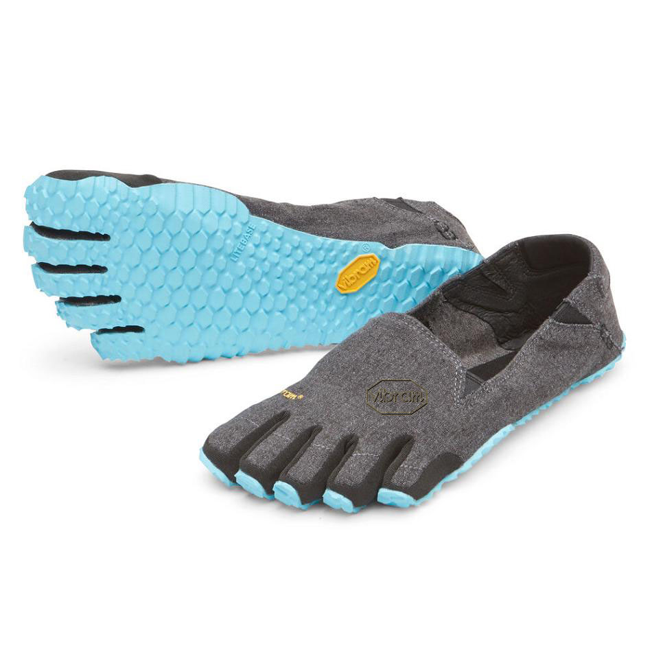 Vibram CVT LB Women\'s Casual Shoes Grey / Light Blue | NZ_X19