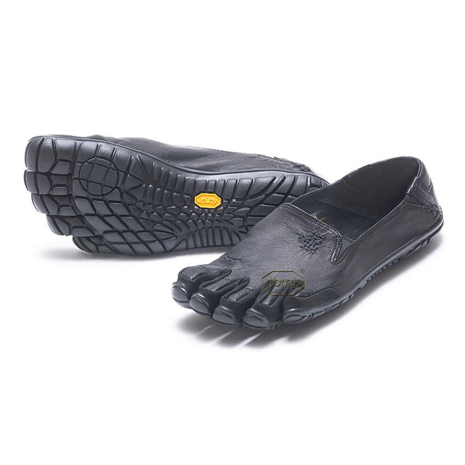 Vibram CVT-Leather Women\'s Casual Shoes Black | NZ_F09