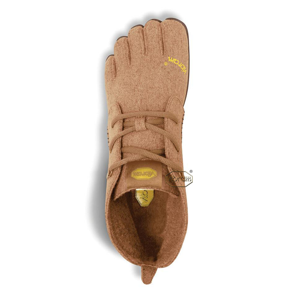 Vibram CVT-Wool Women's Hiking Shoes Brown | NZ_B70