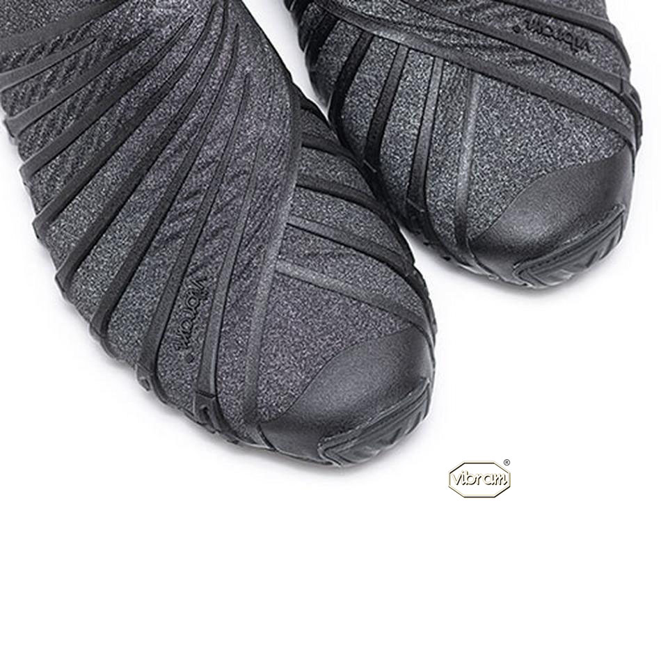 Vibram Furoshiki EcoFree Men's Shoes Black | NZ_X67