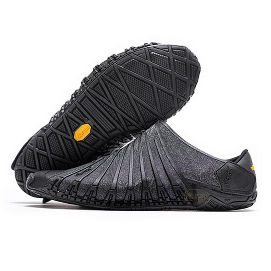 Vibram Furoshiki EcoFree Men\'s Shoes Black | NZ_X67