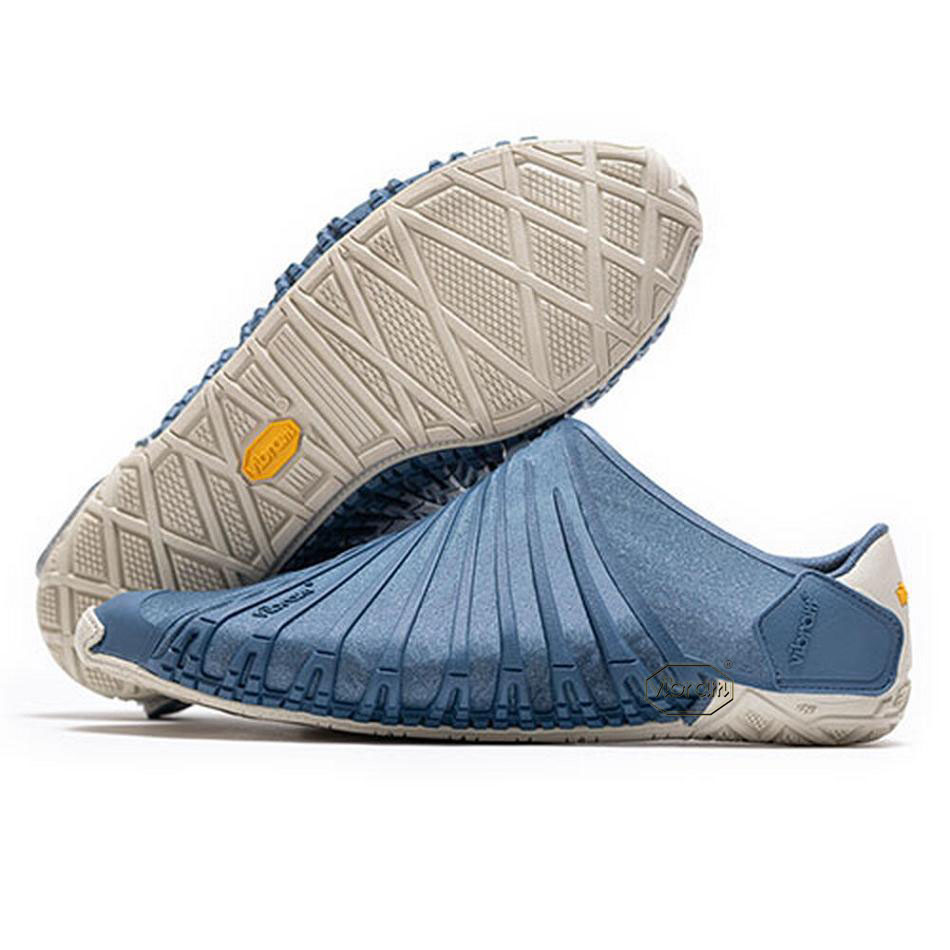 Vibram Furoshiki EcoFree Men\'s Shoes Blue | NZ_W71