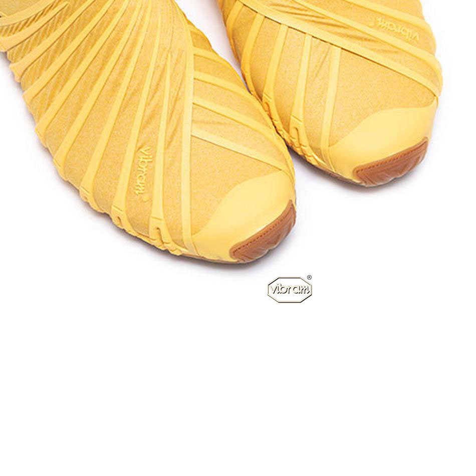 Vibram Furoshiki EcoFree Men's Shoes Mustard | NZ_K61