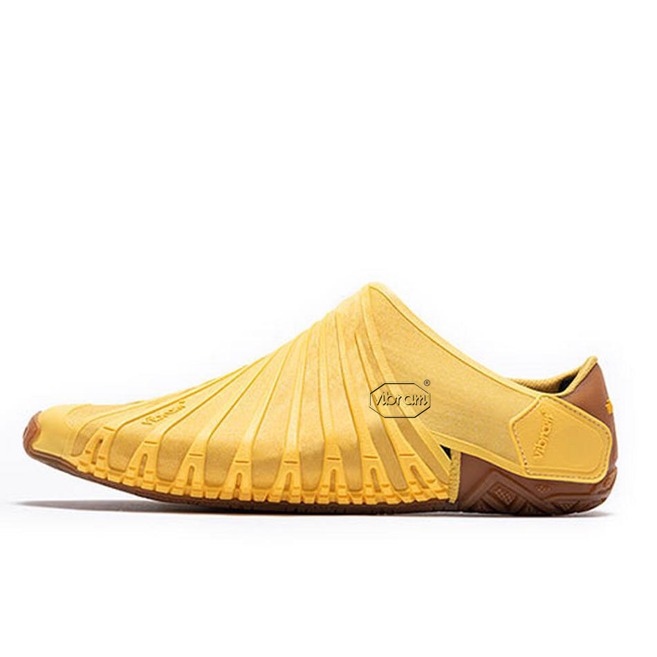 Vibram Furoshiki EcoFree Men's Shoes Mustard | NZ_K61