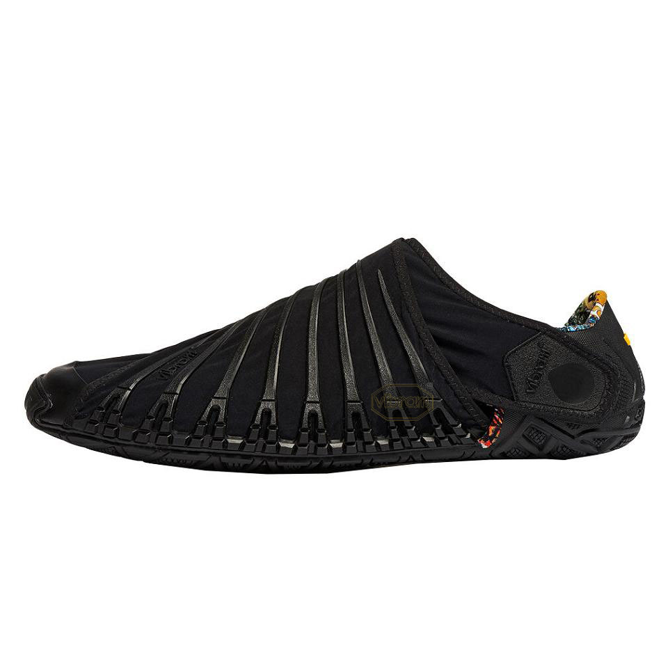 Vibram Furoshiki Men's Shoes Black | NZ_V21