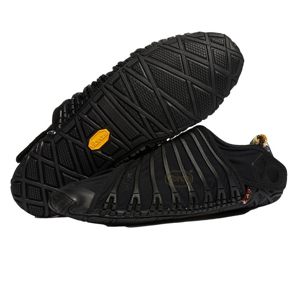 Vibram Furoshiki Men\'s Shoes Black | NZ_V21