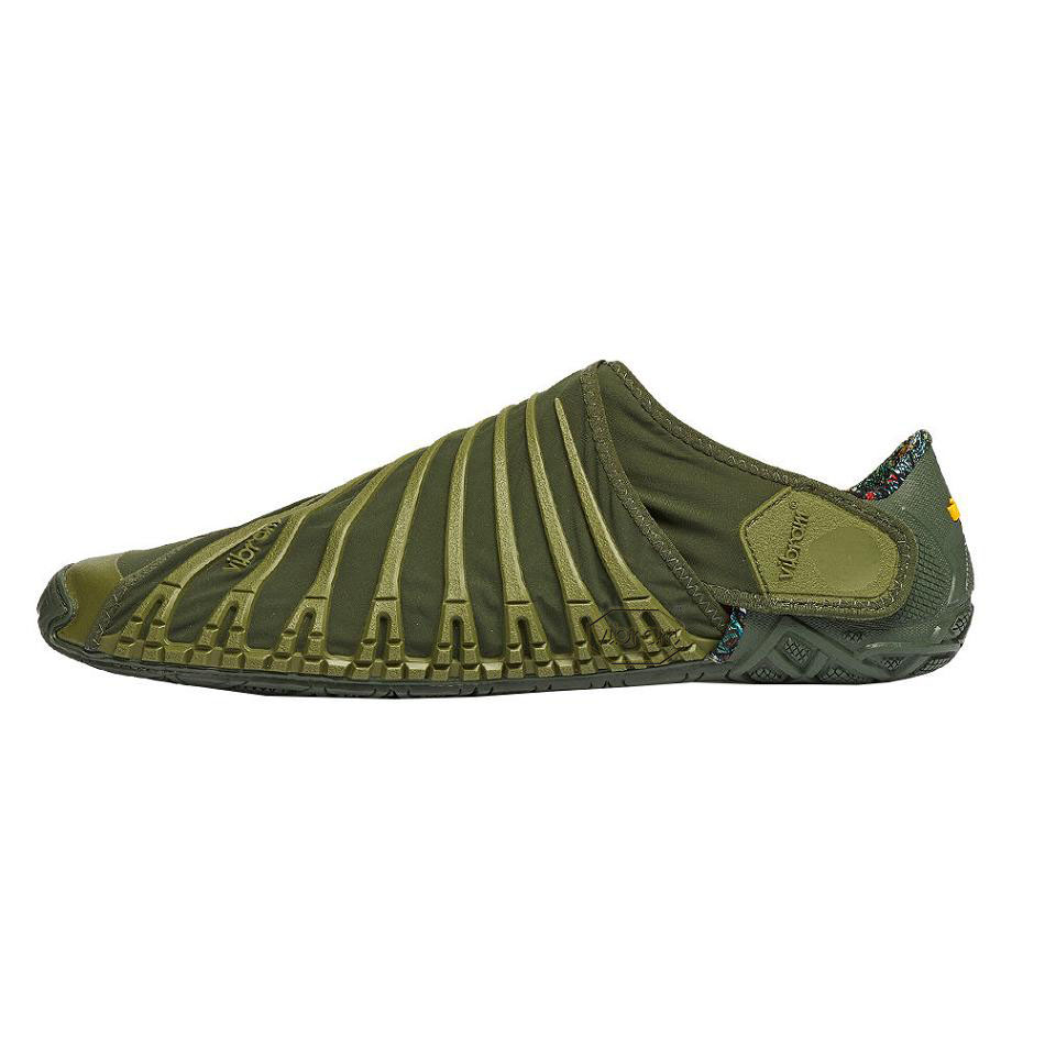 Vibram Furoshiki Men's Shoes Olive | NZ_R70