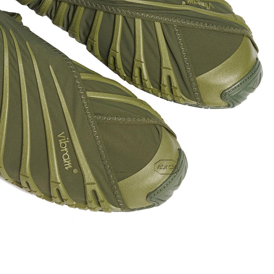 Vibram Furoshiki Men's Shoes Olive | NZ_R70