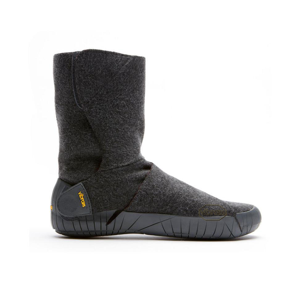 Vibram Furoshiki Russian Felt Mid Women's Boots Grey | NZ_Q67