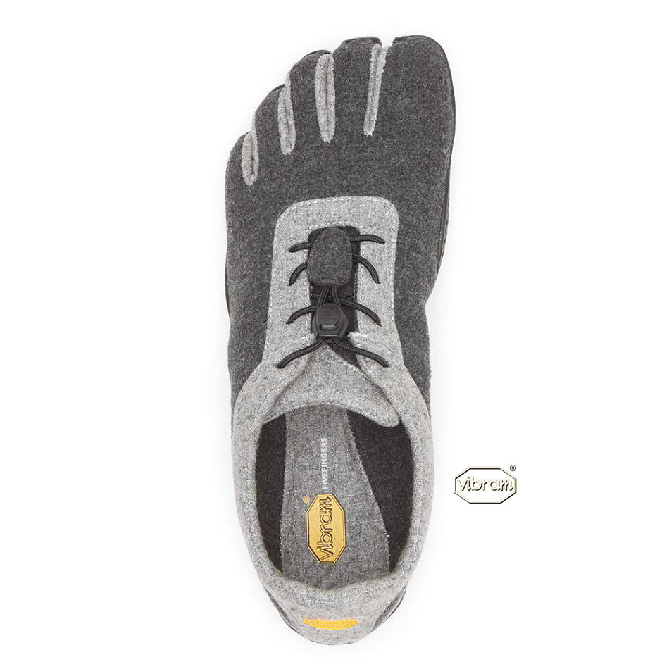 Vibram KSO ECO Wool Women's Casual Shoes Grey / Black | NZ_D53