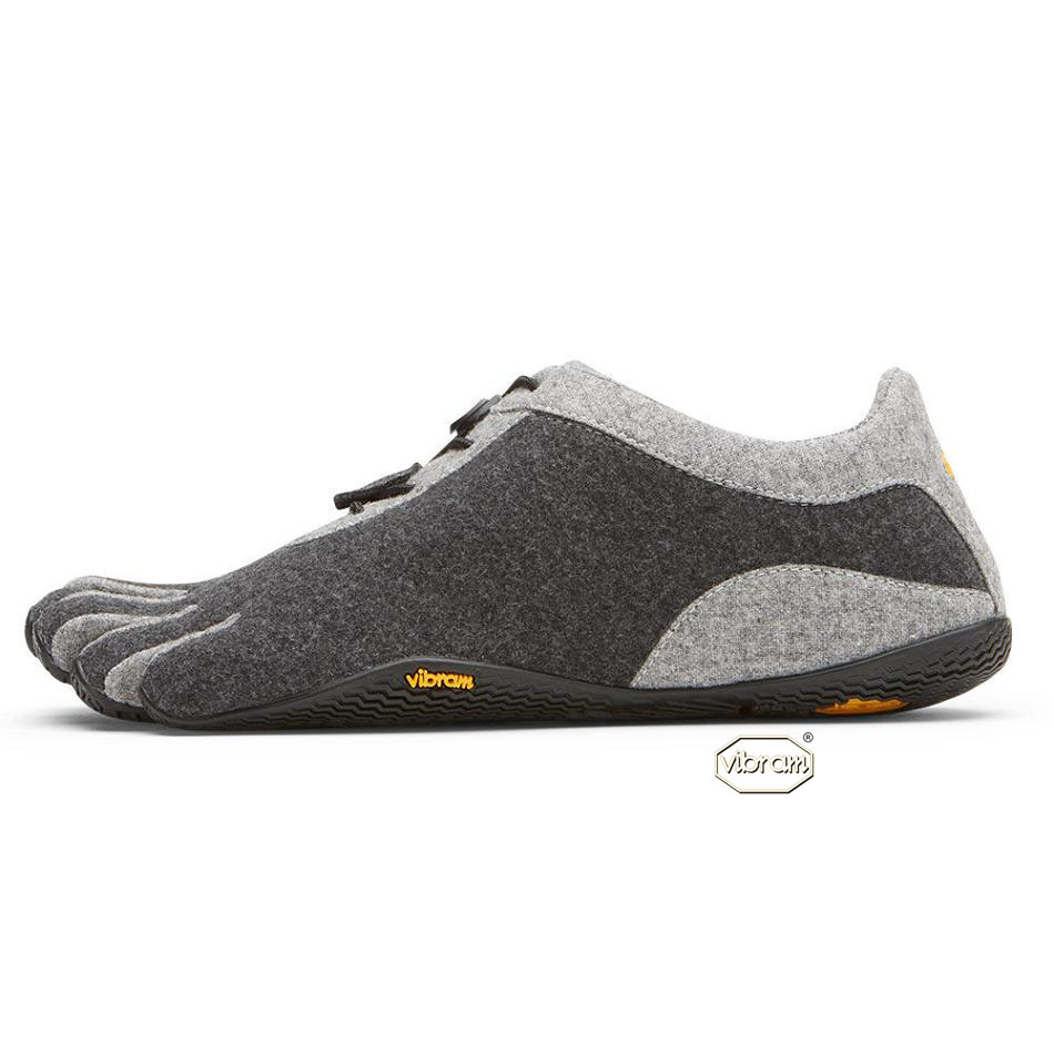 Vibram KSO ECO Wool Women's Casual Shoes Grey / Black | NZ_D53