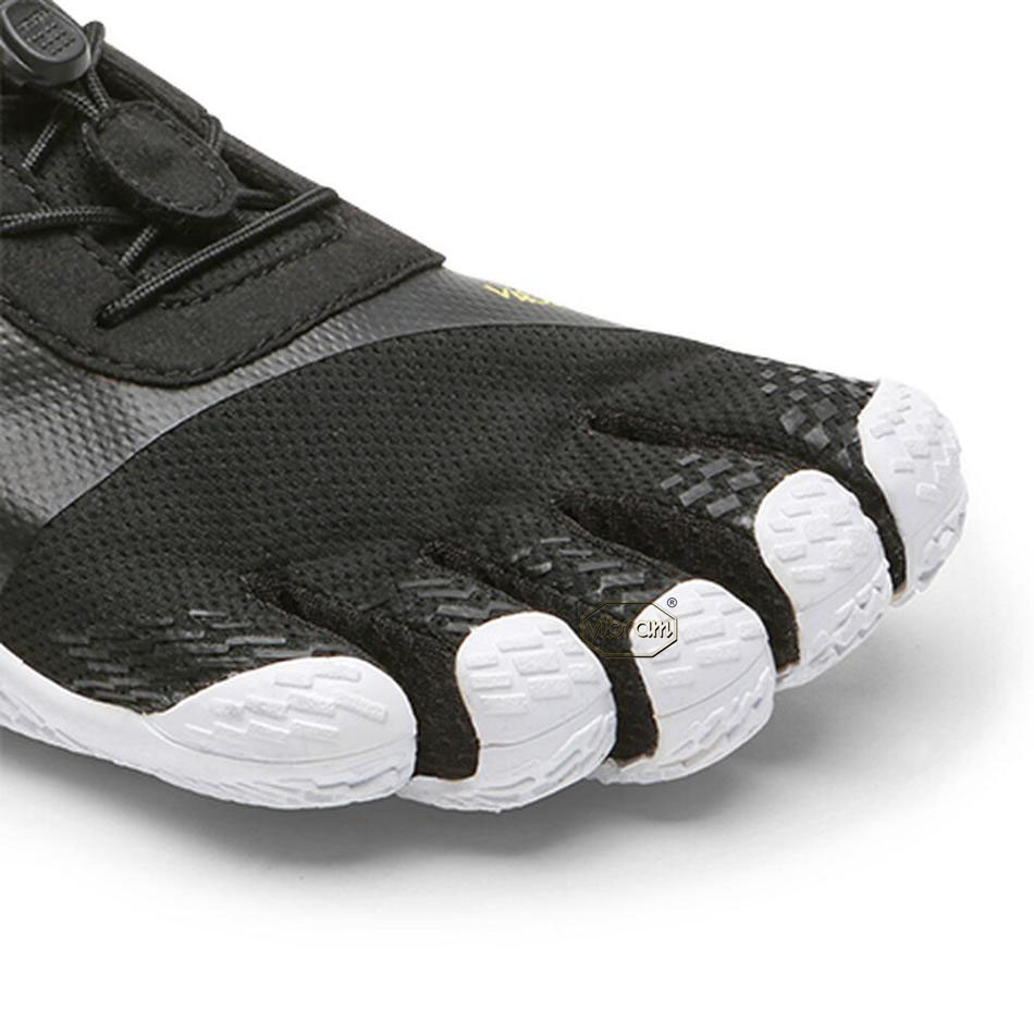 Vibram KSO EVO Men's Training Shoes Black / White | NZ_E69