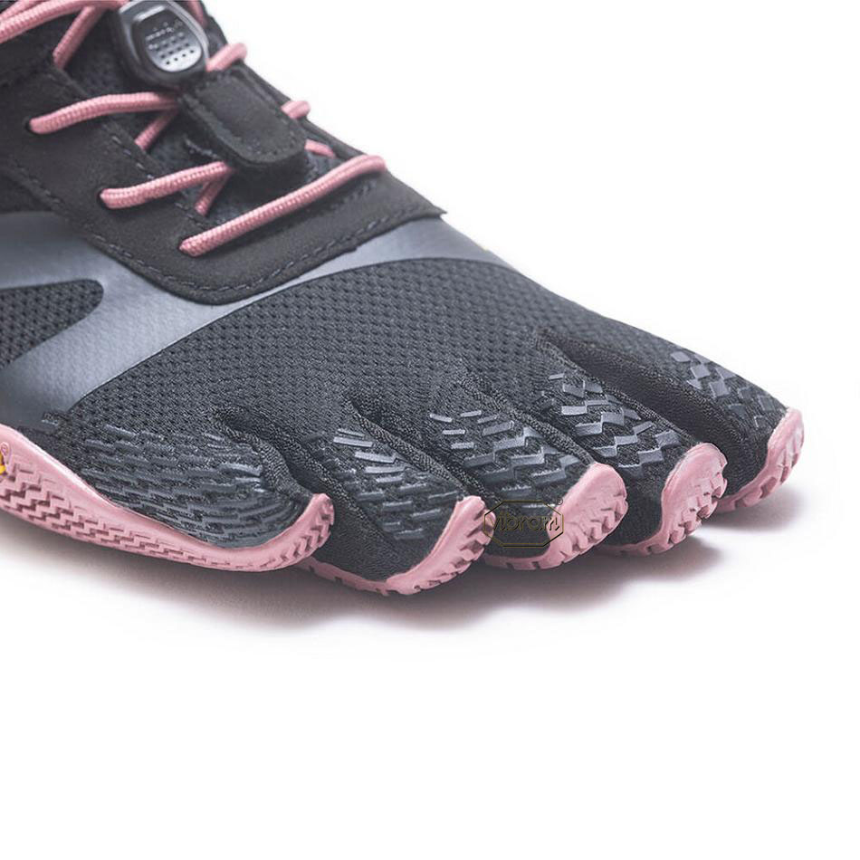 Vibram KSO EVO Women's Training Shoes Black / Rose | NZ_Y99