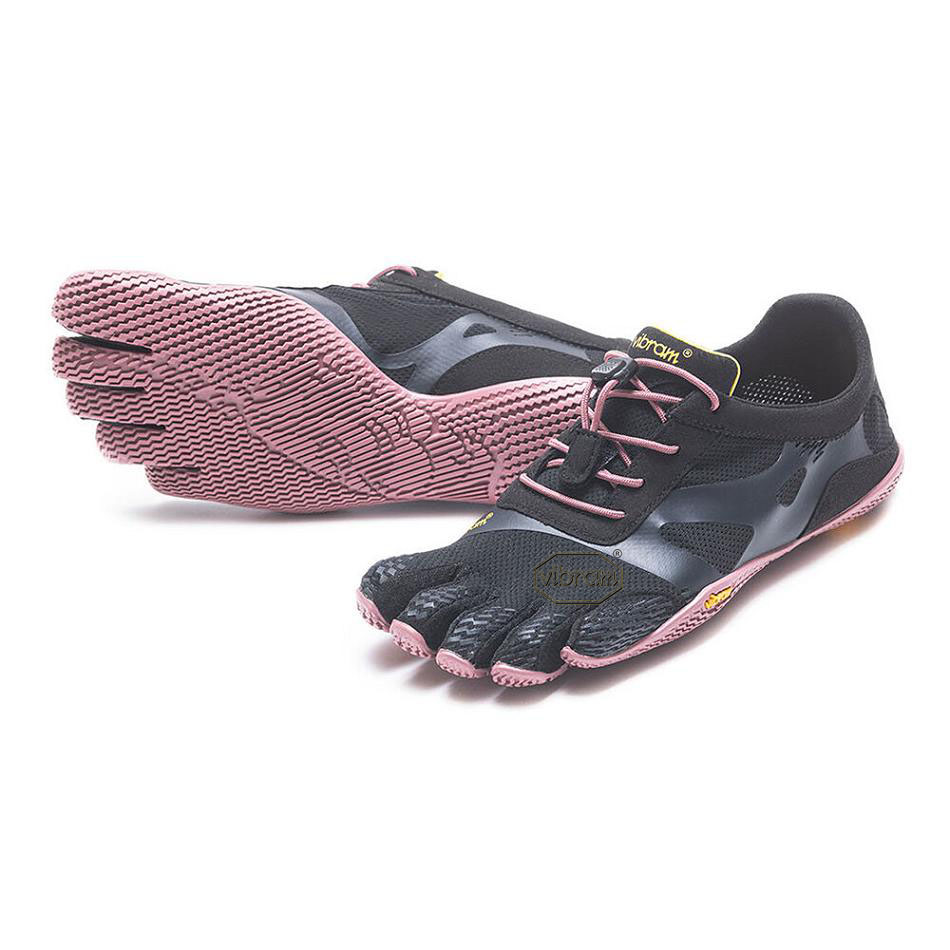 Vibram KSO EVO Women\'s Training Shoes Black / Rose | NZ_Y99