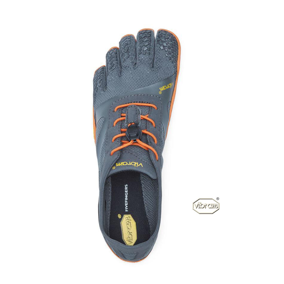 Vibram KSO EVO Women's Training Shoes Grey / Orange | NZ_K07