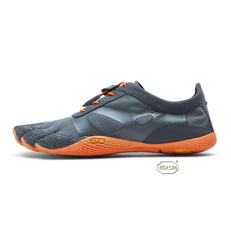 Vibram KSO EVO Women's Training Shoes Grey / Orange | NZ_K07