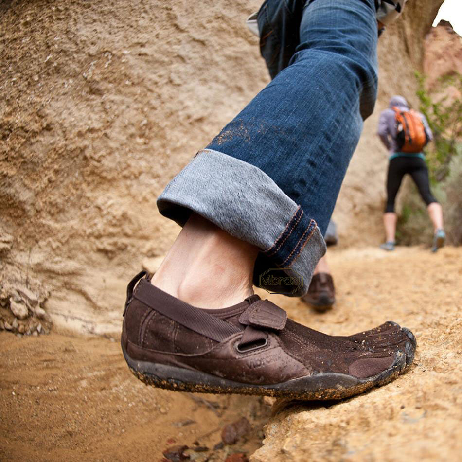 Vibram KSO Trek Women's Hiking Shoes Brown | NZ_W23