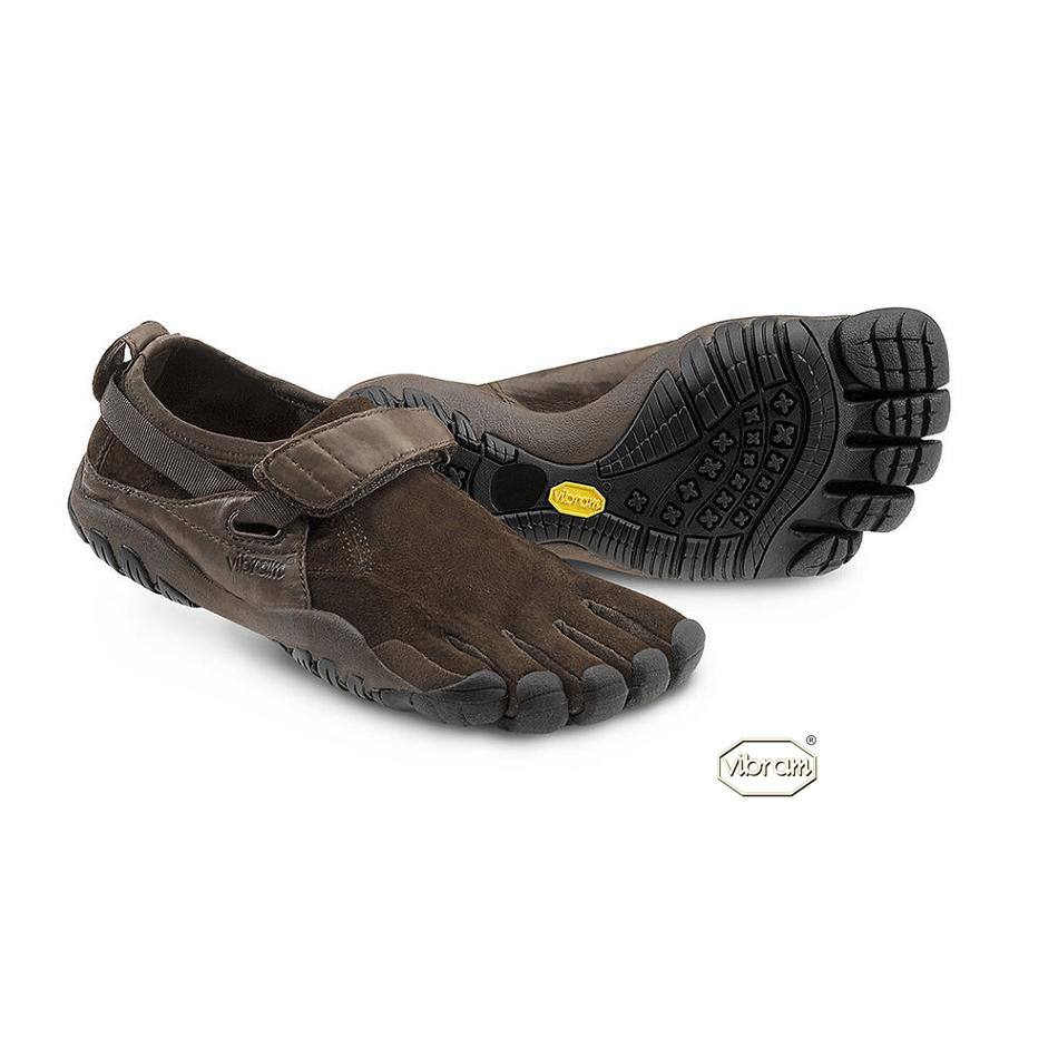 Vibram KSO Trek Women\'s Trail Running Shoes Brown | NZ_D35