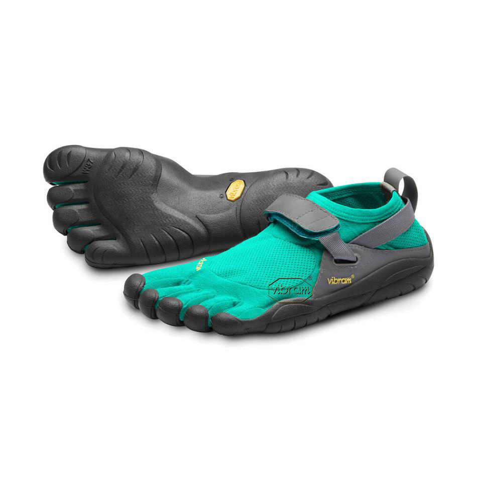 Vibram KSO Women\'s Training Shoes Blue / Green | NZ_A30