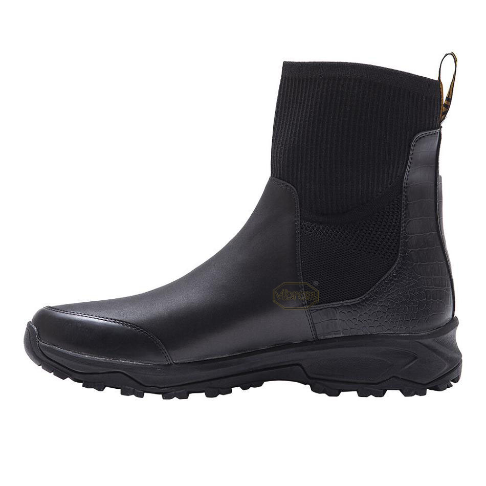 Vibram Luxury Rubber Men's Boots Black | NZ_C89