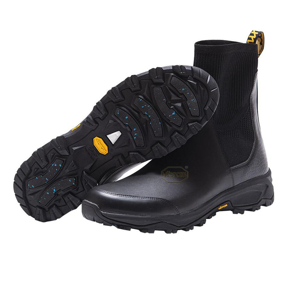 Vibram Luxury Rubber Men\'s Boots Black | NZ_C89