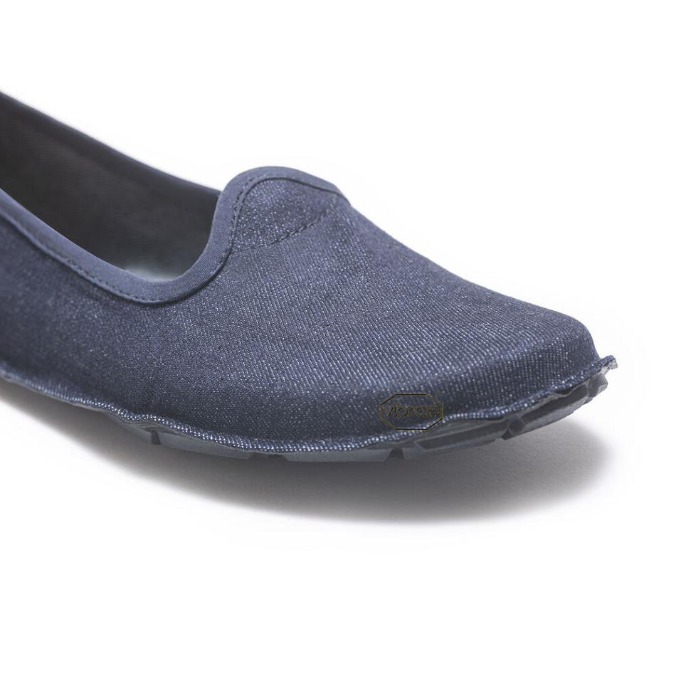 Vibram One Quarter Canvas Women's Shoes Blue | NZ_N68