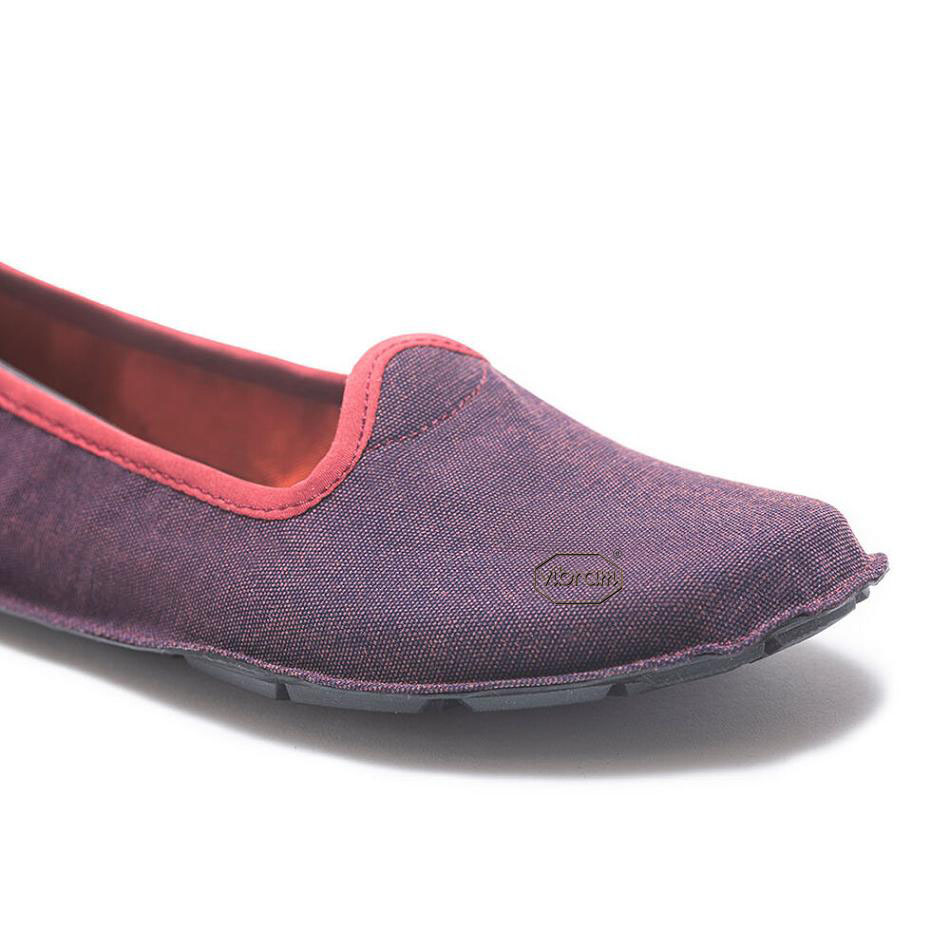 Vibram One Quarter Canvas Women's Shoes Red | NZ_V39