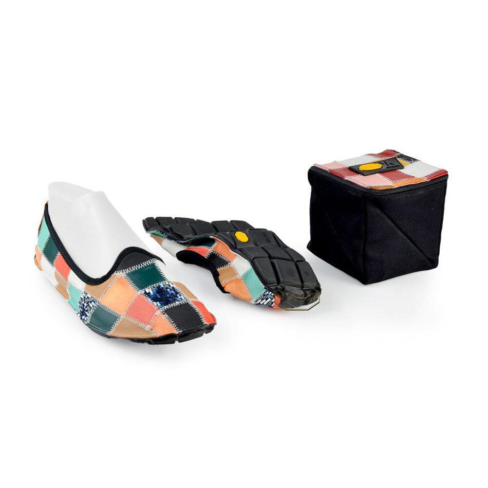 Vibram One Quarter Recycled Leather Women's Shoes Multicolor | NZ_E48