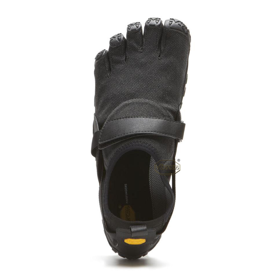 Vibram Spyridon EVO Men's Hiking Shoes Black | NZ_A09