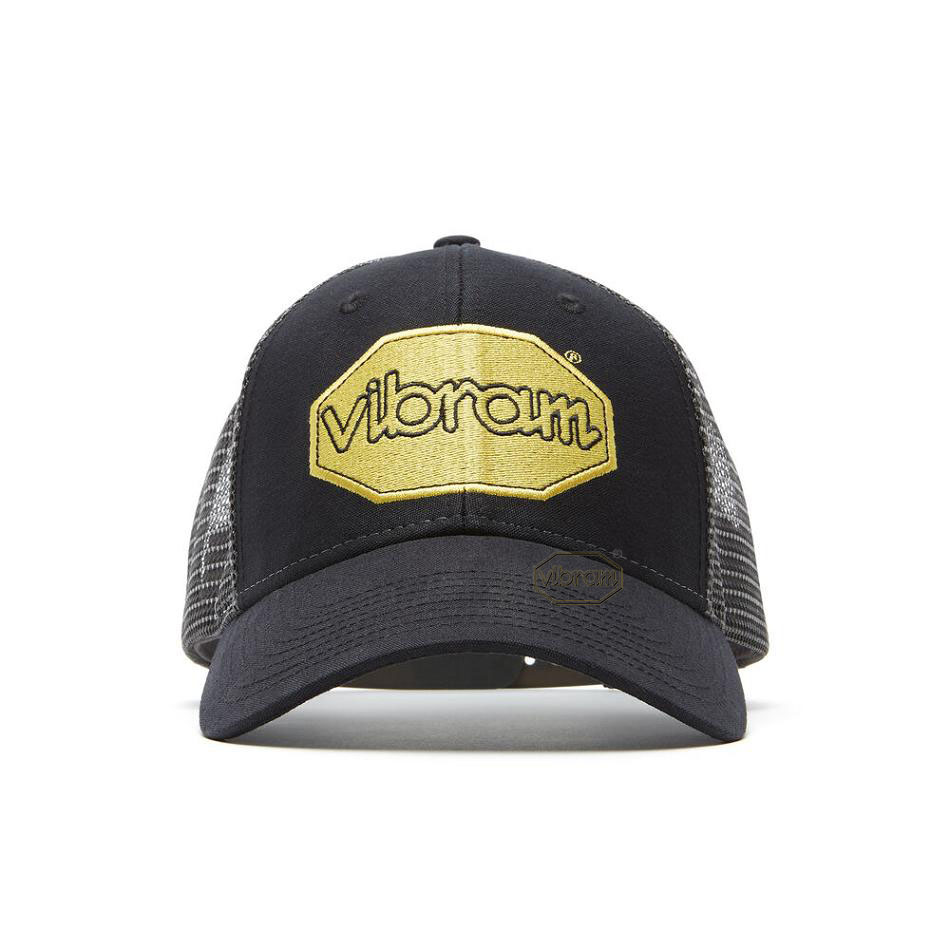 Vibram Trucker Two-Tone Women's Hats Black | NZ_T74