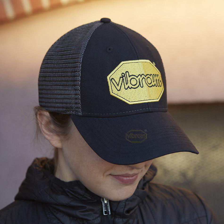 Vibram Trucker Two-Tone Women's Hats Black | NZ_T74