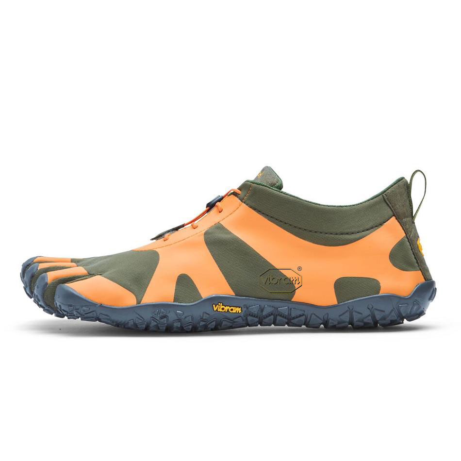 Vibram V-Alpha Men's Hiking Shoes Orange / Grey | NZ_K58