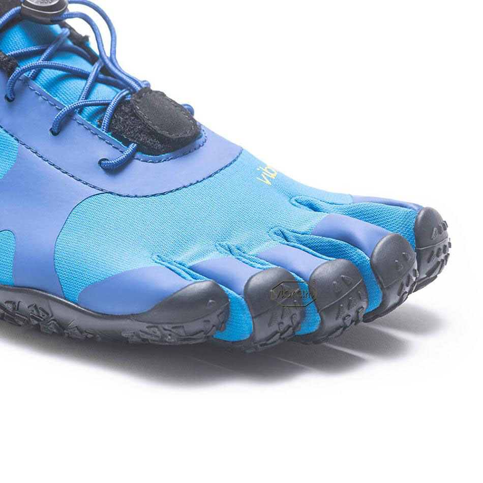 Vibram V-Alpha Men's Trail Running Shoes Blue / Black | NZ_B88