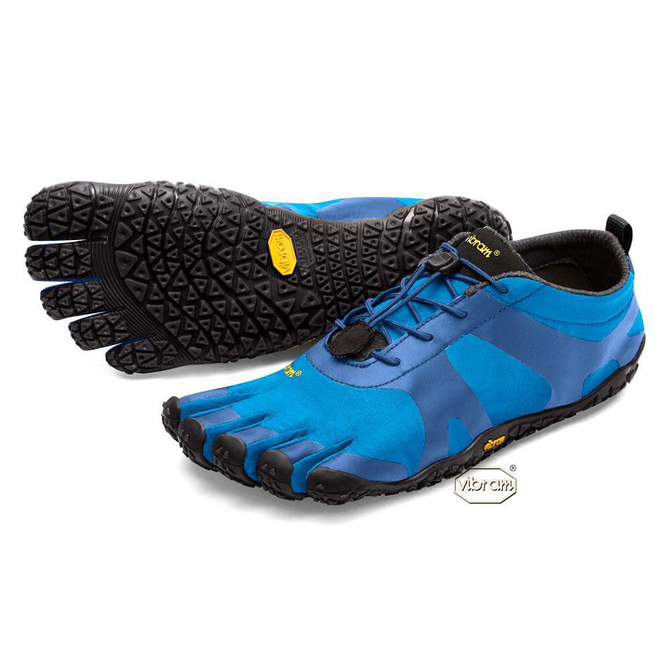 Vibram V-Alpha Men\'s Training Shoes Blue / Black | NZ_H83