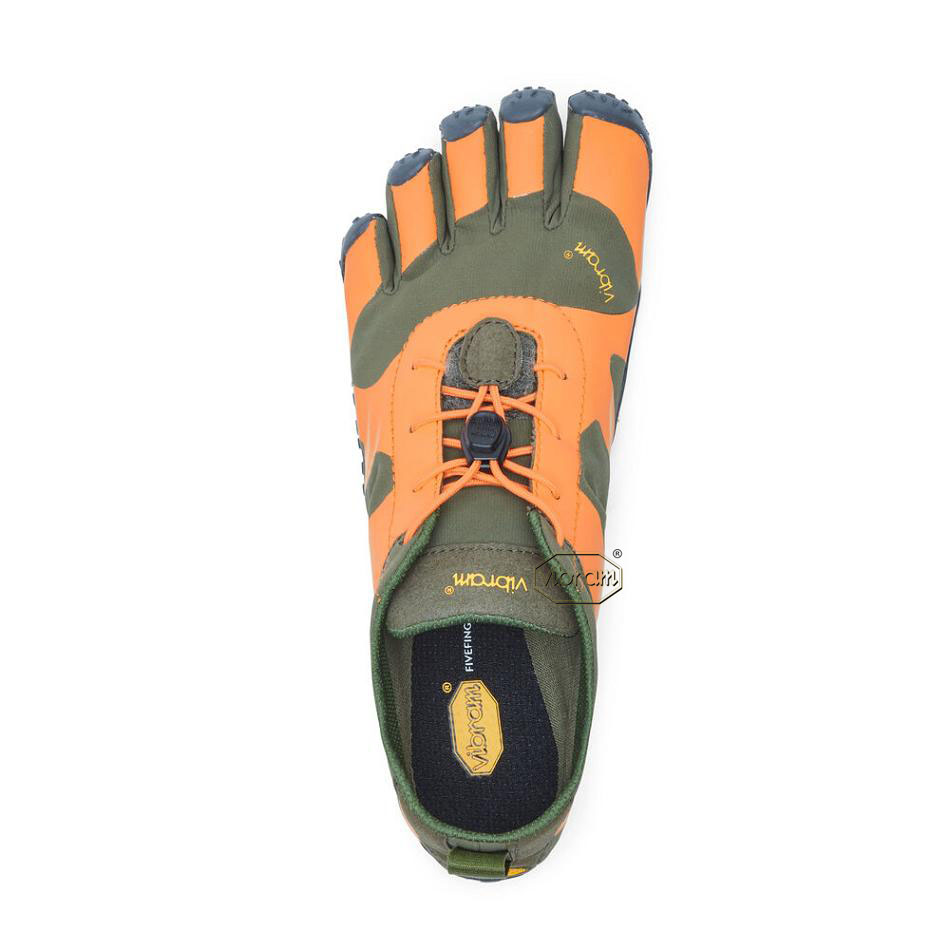 Vibram V-Alpha Women's Hiking Shoes Orange / Grey | NZ_G13