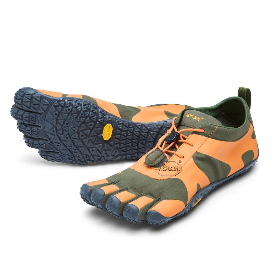 Vibram V-Alpha Women\'s Hiking Shoes Orange / Grey | NZ_G13