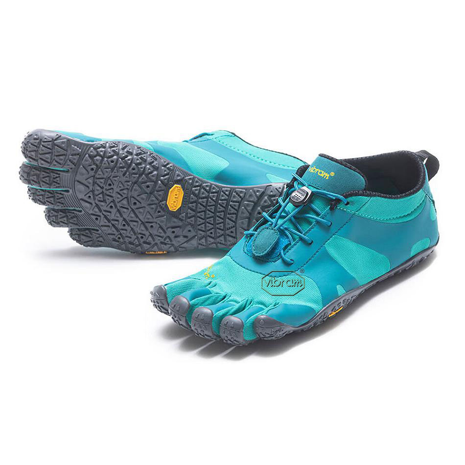 Vibram V-Alpha Women\'s Trail Running Shoes Turquoise / Blue | NZ_A99