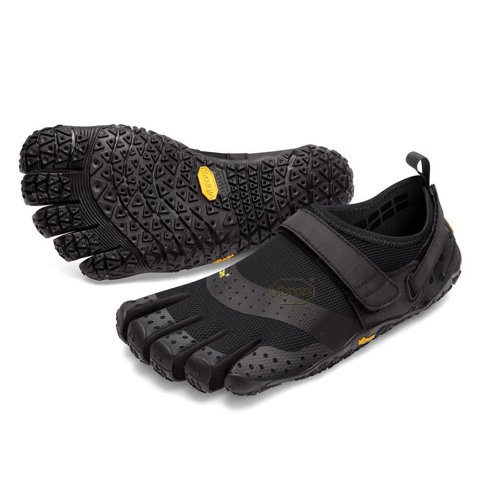 Vibram V-Aqua Men\'s Water Shoes Black | NZ_T98