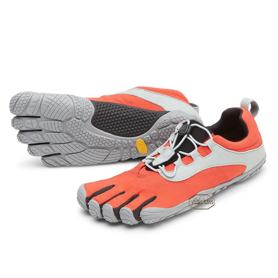 Vibram V-Run Retro Men\'s Training Shoes Red / Black / Grey | NZ_J63