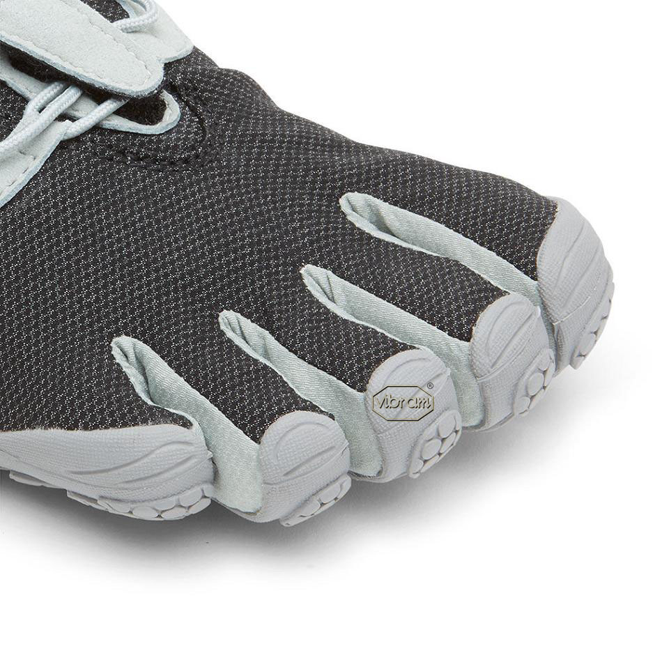 Vibram V-Run Retro Women's Running Shoes Black / Grey | NZ_K13