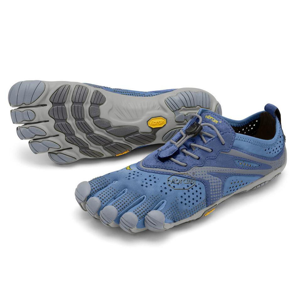 Vibram V-Run Women\'s Running Shoes Blue | NZ_W98