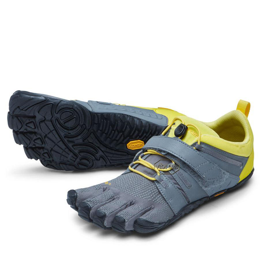 Vibram V-Train 2.0 Women\'s Training Shoes Grey / Yellow / Black | NZ_P02