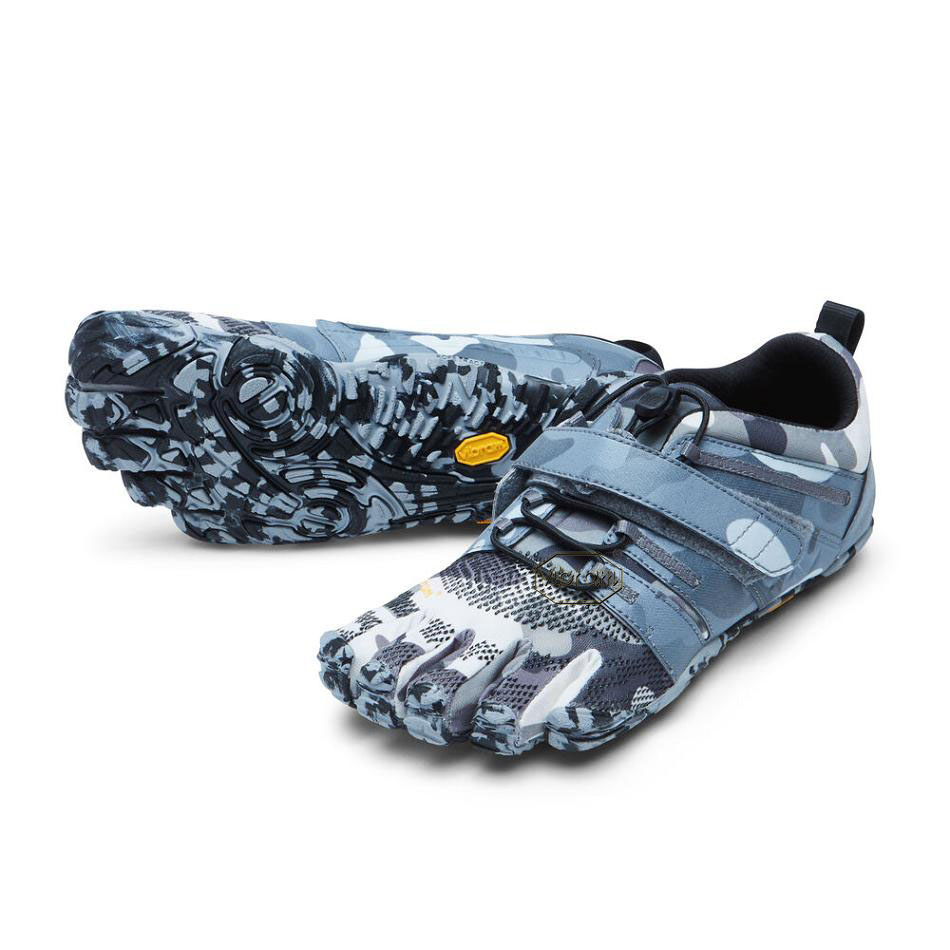 Vibram V-Train 2.0 Women\'s Training Shoes Grey / Camo | NZ_T50