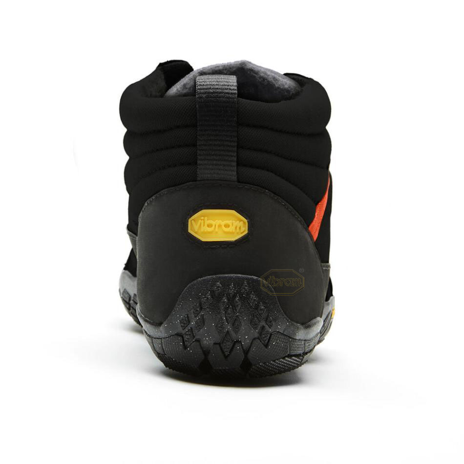 Vibram V-Trek Insulated Men's Casual Shoes Black / Grey / Red | NZ_E21