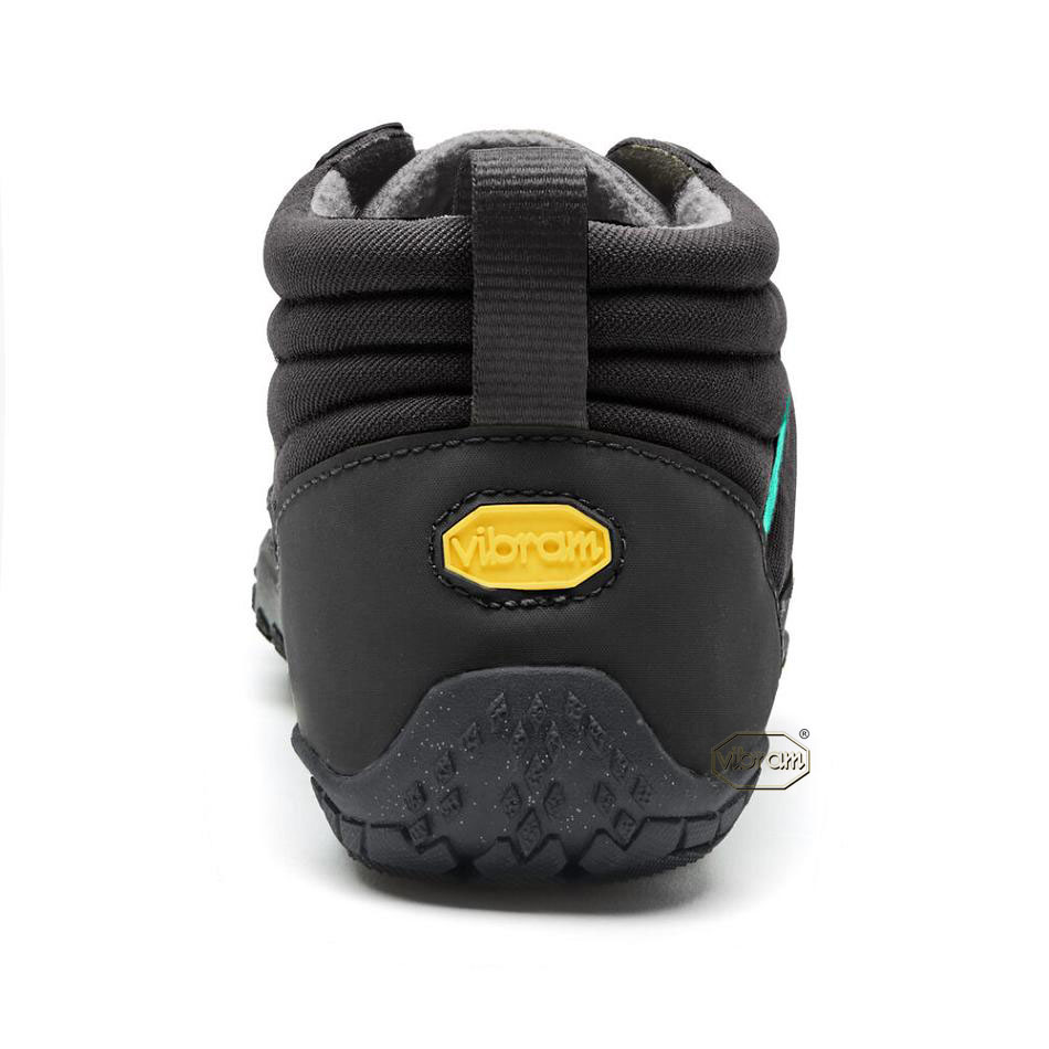 Vibram V-Trek Insulated Women's Casual Shoes Black / Grey / Green | NZ_K88