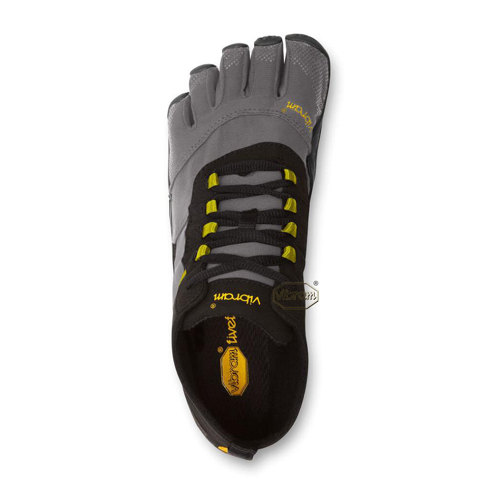 Vibram V-Trek Women's Casual Shoes Black / Grey | NZ_U01