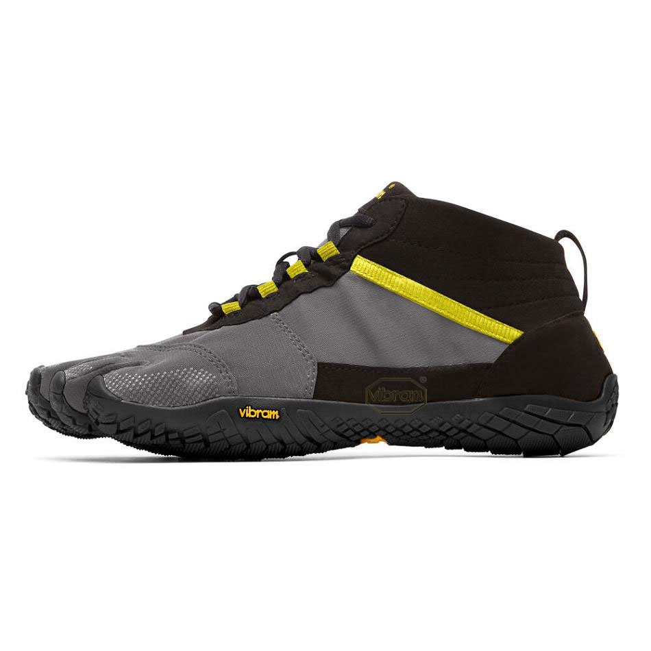 Vibram V-Trek Women's Casual Shoes Black / Grey | NZ_U01